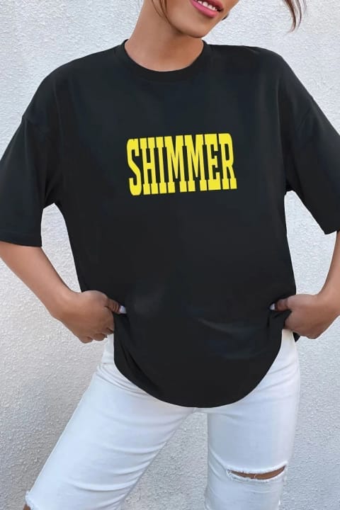 تیشرت یونیسکس Shimmer چاپی uyguntarz
