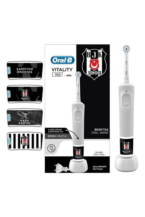 Oral-B مسواک شارژی Vitality 100 Sensi Ultrathin بشیک‌تاش