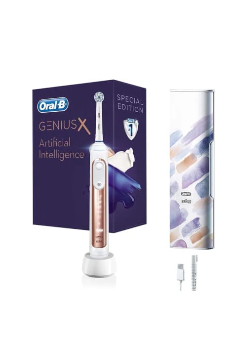 Oral-B Genius X AI Art of Brushing RoseGold شارژی مسواک برقی