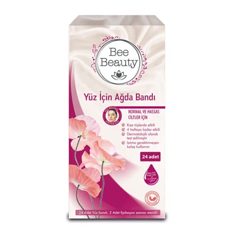Bee Beauty نوار اپیلاسیون صورت ۲۴ عددی