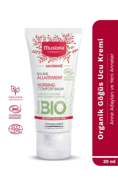 Mustela کرم نوک پستان ارگانیک certificated با ترکیبات 100% طبیعی سازگار با شیردهی...