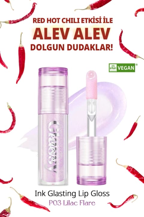 PERIPERA لیلیا سیملی براقکننده و حجمدهنده لب Ink Glasting Lip Gloss (P03 L...