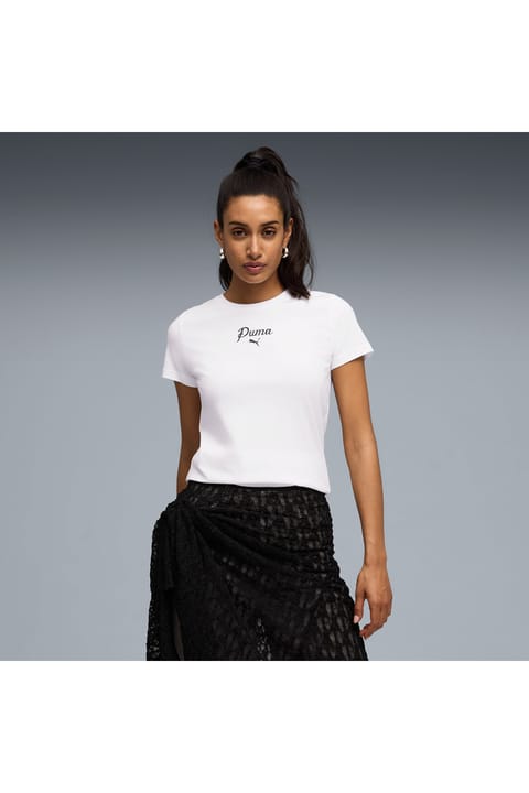 تیشرت زنانه Puma 691760 Ess Script سفید