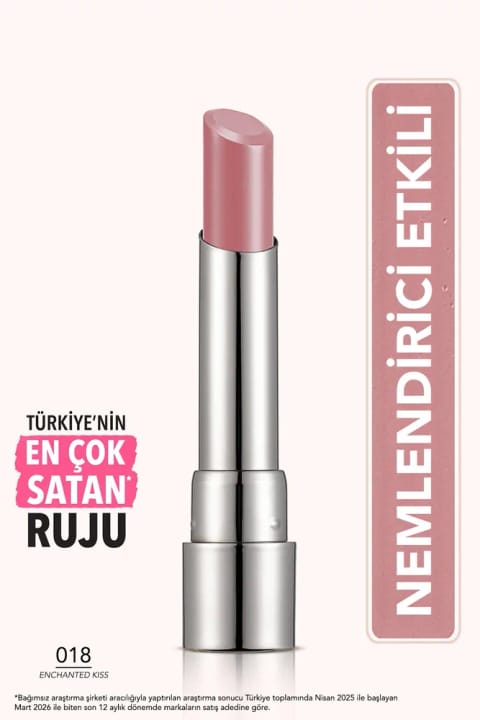 Flormar Sheer Up Lipstick 018 Enchanted Kiss