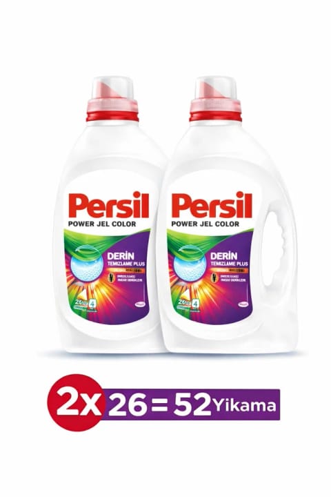 Persil مایع لباسشویی ۲ × ۱۶۹۰ میلیلیتر (۵۲ شستشو) Color