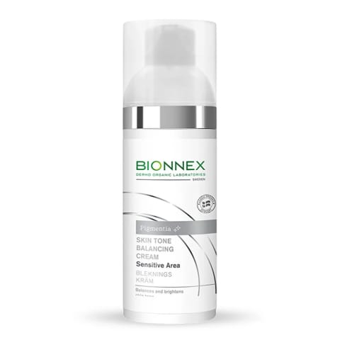 Bionnex Pigmentia کرم یکدستکننده رنگ پوست ۵۰ میلیلیتر (مناطق حساس)