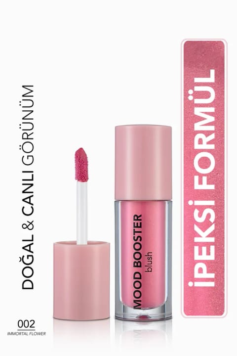 Flormar رژگونه مایع با پیگمنت بالا (صورتی) - Mood Booster - 002 Immorta...