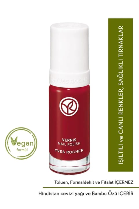 Yves Rocher Go Green Oje-25 یاقوتی-2892