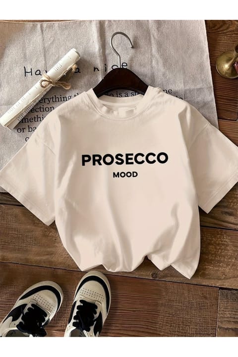 تیشرت طراحی چاپ Prosecco یونیسکس uyguntarz
