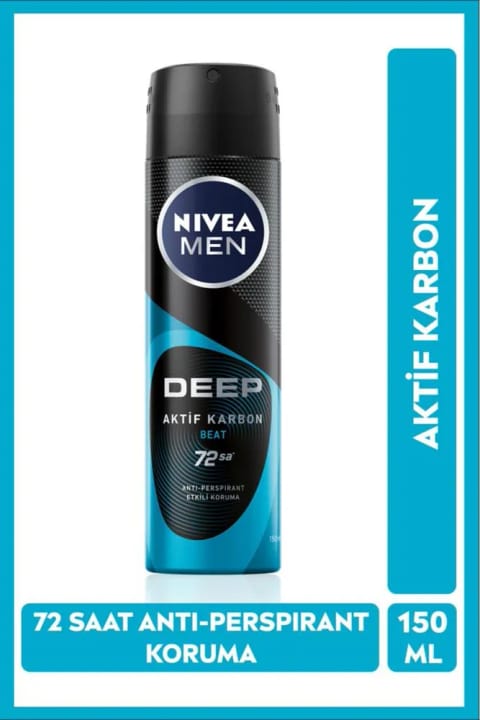NIVEA Men اسپری دئودورانت Deep Beat 150 میلیلیتر