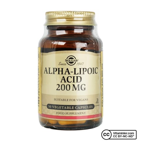 Solgar Alpha Lipoic Acid 200 Mg 50 Kapsül