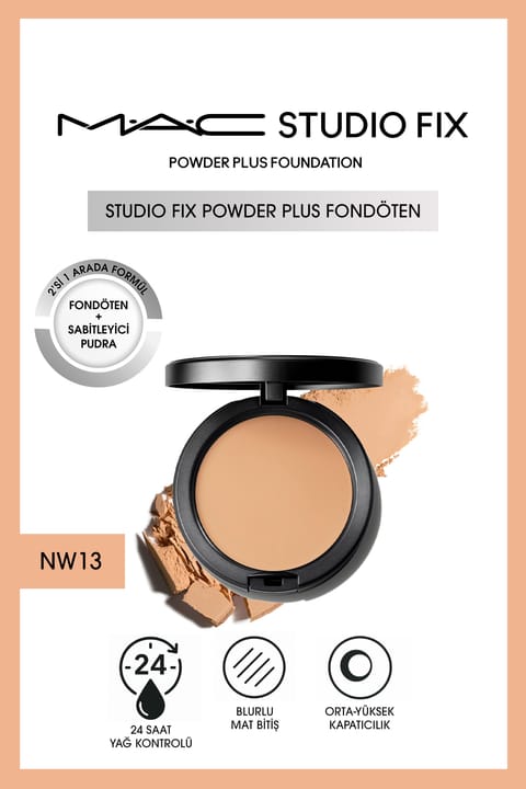 فونداسیون پودری M.A.C Studio Fix Powder Plus - NW13