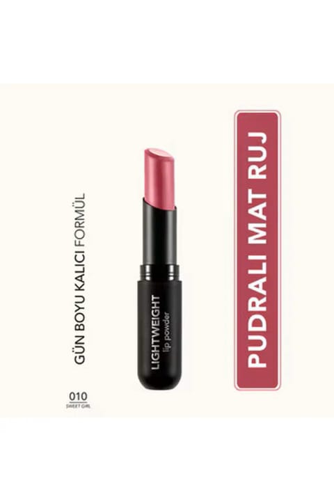 Flormar Stick رژ لب سبک پودری مات شماره 010 Sweet Girl