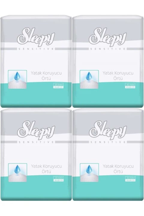 Sleepy محافظ تخت بیمار 60*90 سانتیمتر 120 عددی (4 بسته 30 عددی)