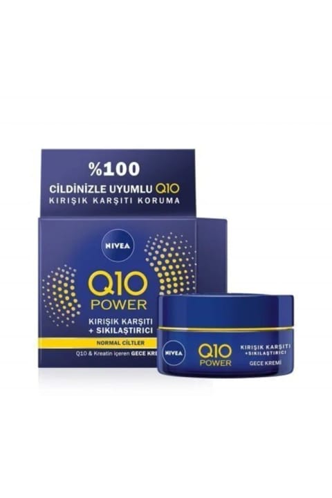 NIVEA Q10 Power کرم شب ضد چروک و سفتکننده ۵۰ میلیلیتر