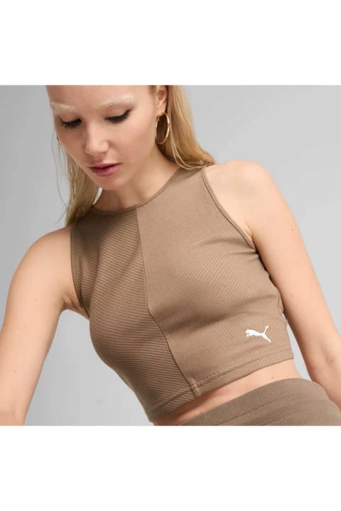 تاپ کراپ راهراه Puma WARDROBE ESS زنانه