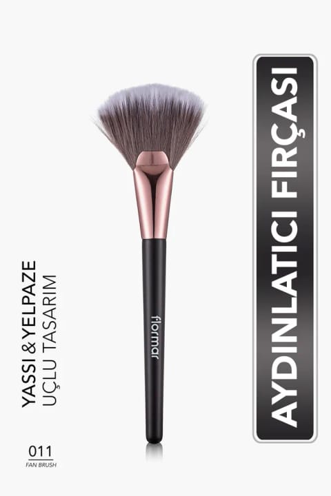 براش هایلایتر تخت و بادبزنی فلورمار - Fan Brush - 011 - 8690604597765