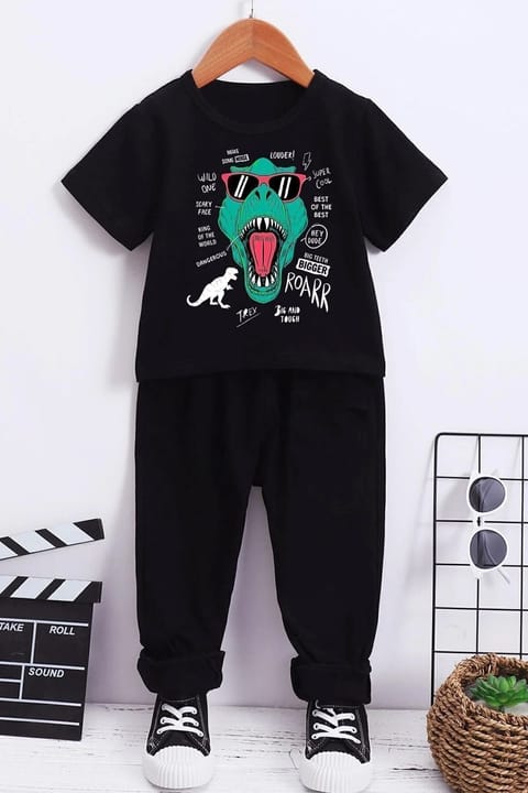ست سویشرت و شلوار بچگانه T-Rex uyguntarz