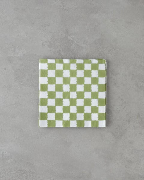 دستمال کاغذی Squarify Green بسته ۲۰ عددی ۳۳×۳۳ سانتی‌متر سبز