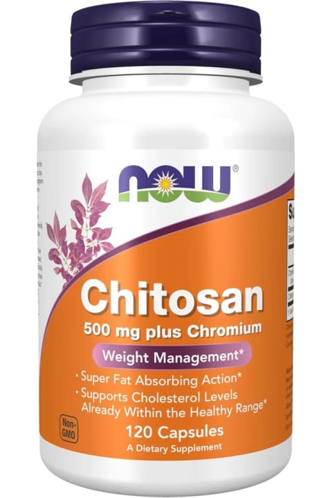 Now Foods, Chitosan plus Chromium 500 mg, 120 کپسول ساخت USA DaphneLabs