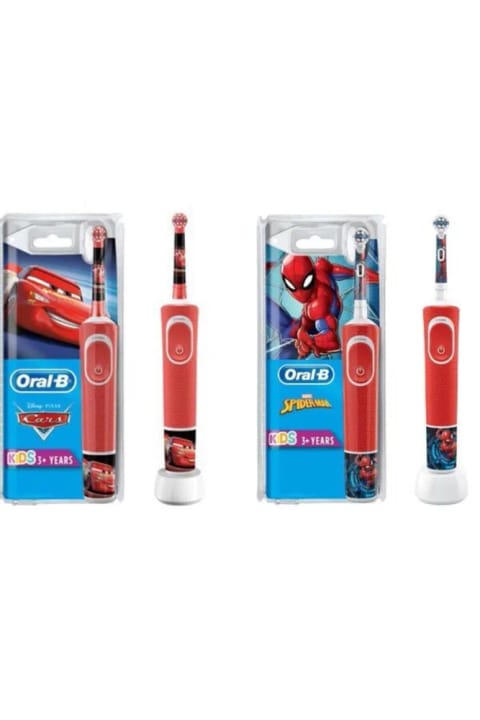 Oral-B مسواک شارژی کودکان D100 کار و مرد عنکبوتی
