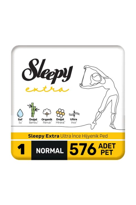 Sleepy Extra Ultra نازک نوار بهداشتی مگا نرمال