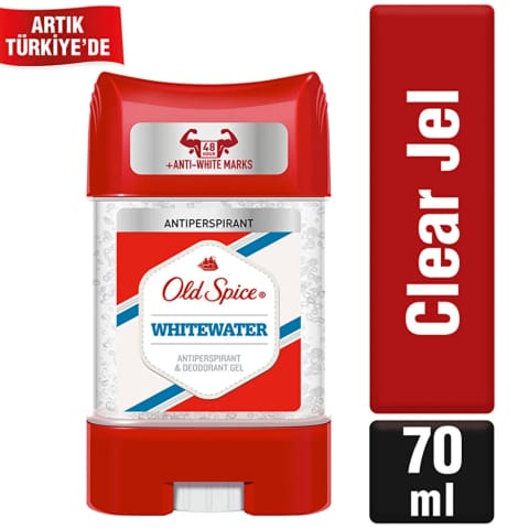 Old Spice Whitewater Clear دئودورانت استیکی مردانه ژلی ۷۰ میلی‌لیتر
