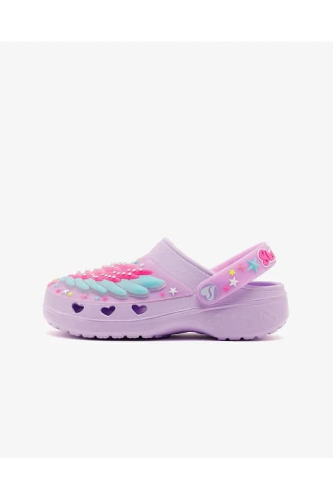 SKECHERS SWEETHEART دمپایی چراغدار بنفش دخترانه بزرگسال 308367L LVMT