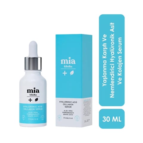 Mia Klinika مرطوبکننده سرم Hyaluronic Acid و Collagen 30 ml