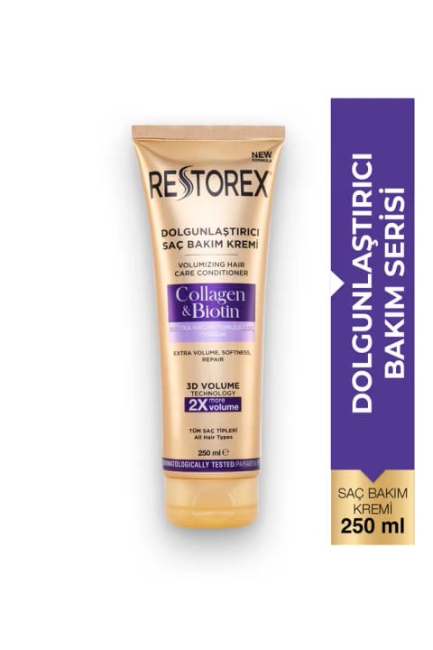 کرم مراقبت از مو Restorex Collagen Biotin حجمدهنده ۲۵۰ml