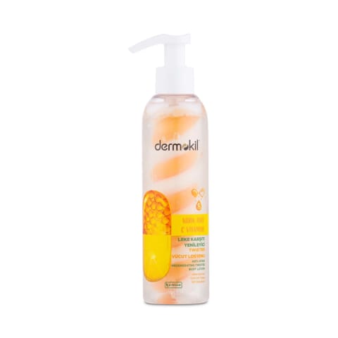 Dermokil Kojik Asit C Vitamini لوسیون بدن ضد لک و ترمیمکننده Twister 200 میل