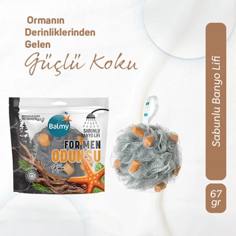 Balmy For Men Woody لیف حمام صابونی