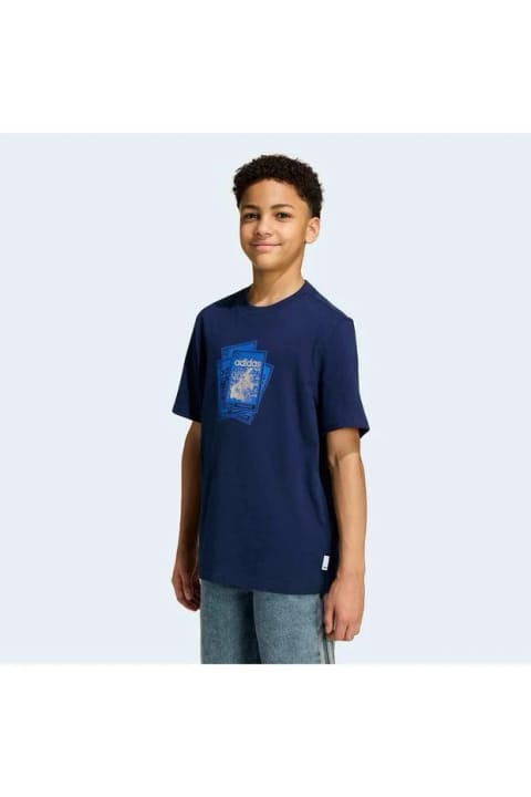تی‌شرت اسپرت گرافیکی adidas Loose Tee مدل KH0720
