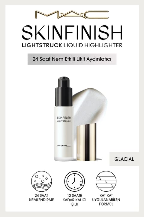 M.A.C هایلایتر مایع Skinfinish Lightstruck - Glacial