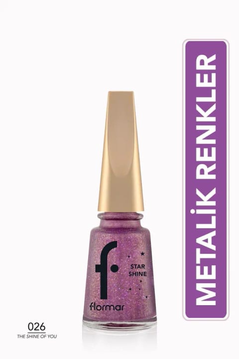 لاک فلورمار مدل Star Shine Nail Enamel