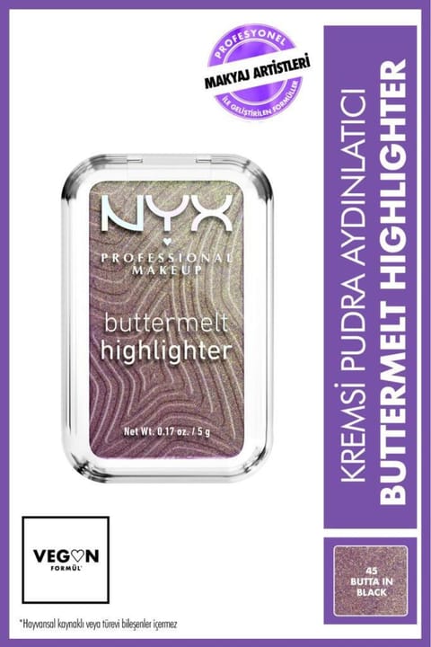 NYX Professional Makeup Buttermelt Highlighter کرمی پودری هایلایتر - 45 ...