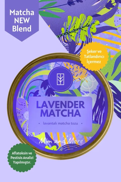 Mim and More Lavanta Aromalı Matcha, 25 گرم