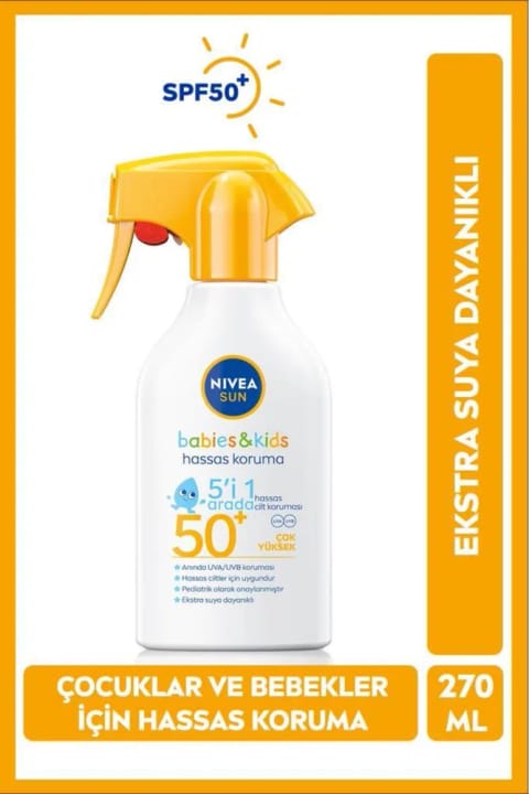 NIVEA حساس محافظت از آفتاب و ضدآب اسپری نوزاد و کودکان