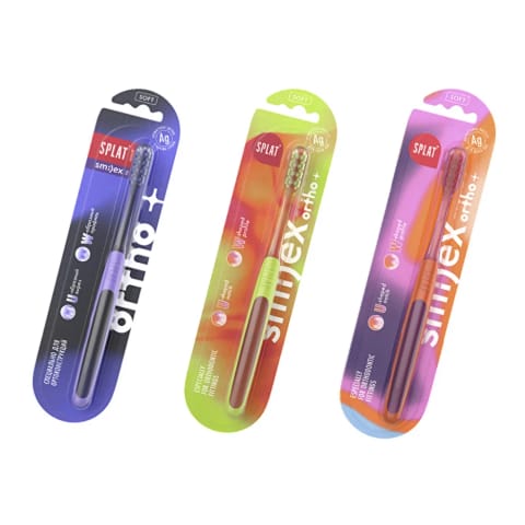 Splat Smilex Ortho+ مسواک نرم (متنوع)