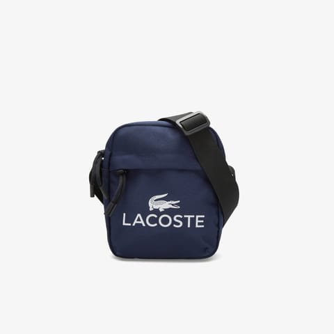 کیف شانهای مردانه Lacoste طرحدار سرمهای