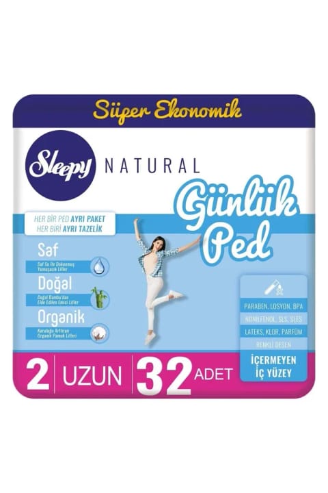 Sleepy Natural روزانه بلند ۳۲ عددی
