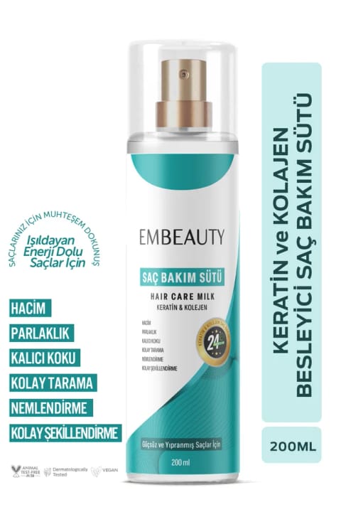 Embeauty ماسک مغذی مو با کراتین و کلاژن ۲۰۰ میلیلیتر