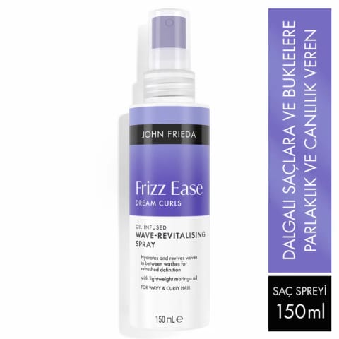 John Frieda Frizz Ease Dream Curls اسپری احیای فر بر پایه روغن ۱۵۰ میلی‌لیتر