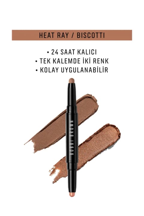 مداد سایه چشم دوطرفه Long-Wear کرمی BOBBI BROWN - Heat Ray/Bi...