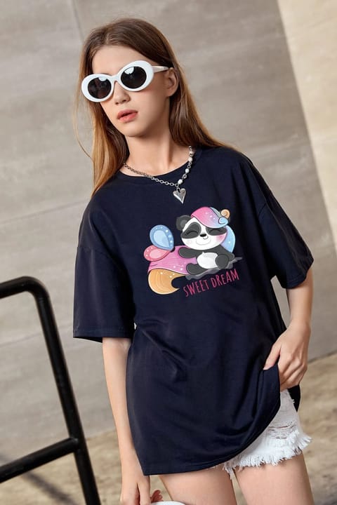 تیشرت نخی چاپدار Dream مدل Sweat کودکان uyguntarz