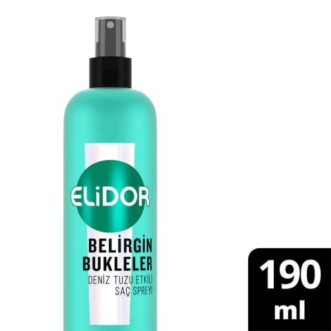 Elidor Deniz Tuzu Etkili Saç Spreyi Belirgin Bukleler 190 ml