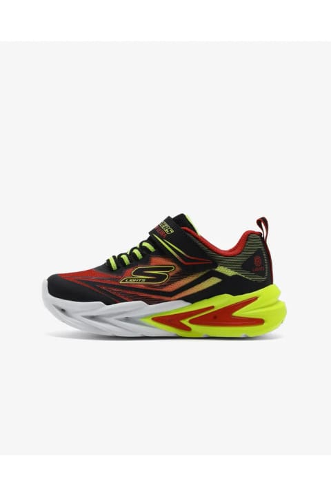 SKECHERS FLEXGLOW ULTRA کفش اسپرت پسرانه بزرگ چراغدار مشکی 400139L ...