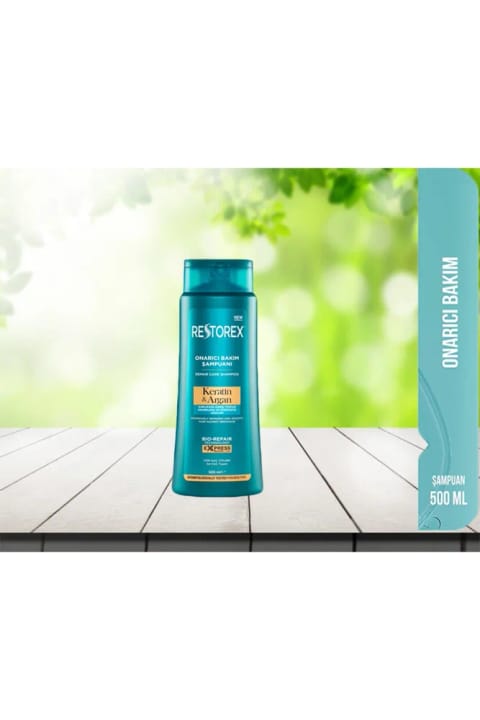 Restorex شامپو کراتین و آرگان 500 میلی‌لیتر