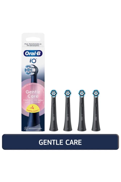 Oral-B iO سری Gentle Care مشکی هد یدکی اصلی (مناسب لثه‌های حساس)