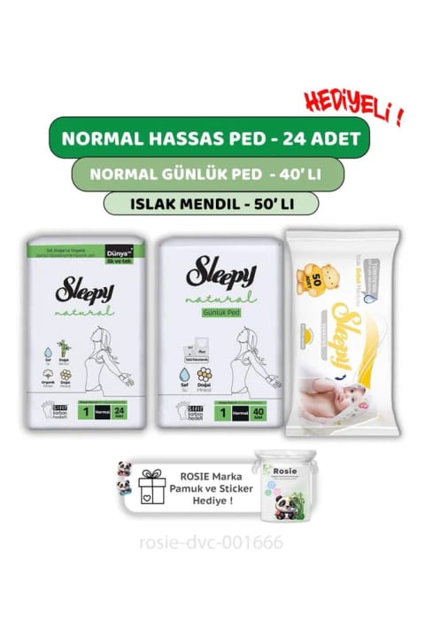 Sleepy Natural Ultra حساس نرمال پد ۲۴عددی، پد روزانه ۴۰عددی، حساس ۵۰عدد...